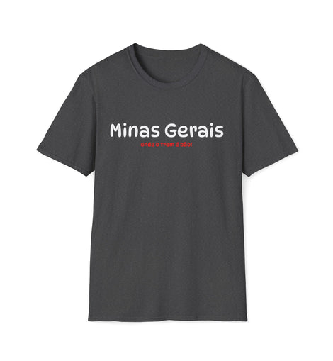 Minas Gerais, onde o trem é bão - T-Shirt Masculino